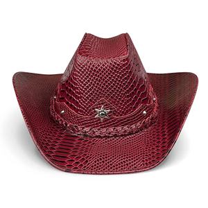 Sombrero Vaquero Unisex Personalizado de Cuero Estilo Occidental Multicolor con Ala Pequeña, Sombrero de Viaje para Playa, Diseño Newsboy para Adultos - Product Image 4