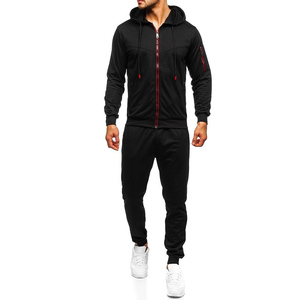 Survêtement de haute qualité pour hommes OEM Gym Jogging Ensemble de deux pièces Vêtements d'entraînement en gros - Product Image 2