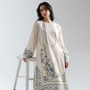Robe de soirée lourde pakistanaise et indienne, brodée à la main, 3 pièces, dernière collection pour les fêtes et les mariages - Product Image 1