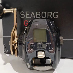 Carrete eléctrico Daiwa SEABORG 300J L, el más vendido, manivela izquierda, pantalla en inglés, acero - Product Image 1