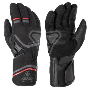 Gants de moto en cuir imperméables pour l'hiver, gants tactiles pour écran, gants de course pour moto pour hommes avec MOQ faible - Product Image 1