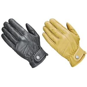 Gants de moto d'hiver en cuir marron de qualité supérieure pour hommes, avec rembourrage en gel sur la paume, compatibles écran tactile et fermeture à boucle - Product Image 5