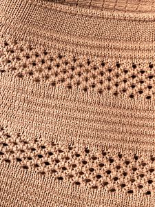 Women Knit Shoulder <b>Bag</b> with <b>Leather</b> Strap Casual Elegant Knitted Tote <b>Bag</b> Fashion Crochet Handbag - Product Image 4