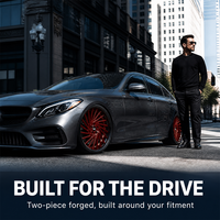 Jantes forgées 2 pièces 18-24 pouces à déport profond multi-rayons 5x112 5x114.3 5x120 pour BMW M3 Audi RS4