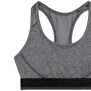 Vente en gros 100% polyester Conception de logo personnalisée Femmes Gym Nouveau design Soutien-gorge de sport à séchage rapide confortable pour femmes - Product Image 5