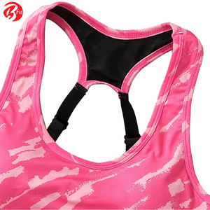 Soutien-gorge de sport respirant de haute qualité pour femmes Réversible Seamless Yoga Crop with Simple Halter Neck Backless Running Clothing - Product Image 2