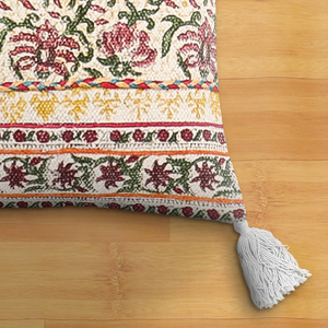 100% Cotton Boho Style <b>Cushion</b> Covers Modern Floral Embroidered Geometric <b>Striped</b> Hand-Woven Vintage Disposable Portrait Knitted - Product Image 4