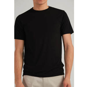 Mode col rond blanc t-shirt bonne qualité couleur unie Style Hip Hop t-shirt pour toutes les tailles hommes t-shirts - Product Image 6