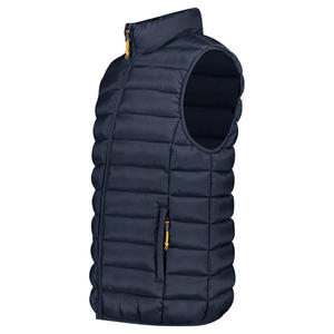 Premium matelassé manches moins fermeture éclair doudoune pour hommes Durable léger coupe-vent hiver spécial veste personnaliser patchs - Product Image 3