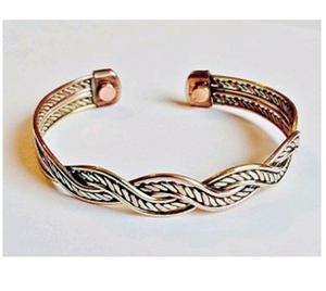 Pulseras magnéticas ajustables de aleación de cobre con cruz cristiana con diseño de estrella Vintage para brazaletes de moda unisex - Product Image 2