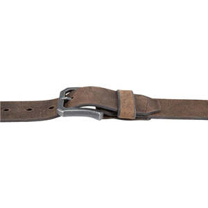 Cinturón de cuero de sillín de grano completo personalizable para hombre, estilo clásico duradero con hebilla de aleación de níquel y Bronce Antiguo resistente - Product Image 5