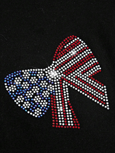 Camisetas de verano con diamantes de imitación para mujer, camisetas informales de algodón redondas ajustadas de manga corta para mujer, camisetas para mujer con diamantes de imitación - Product Image 6