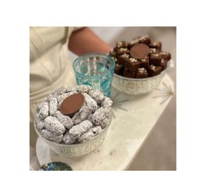 Support en métal bon marché et meilleur bol de service à chocolat en marbre design moderne Ramadan décor à la maison bol de service au chocolat - Product Image 5