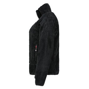 Chaqueta de lana ligera con cremallera de lujo para mujer, chaqueta especial cálida de invierno con bolsillos con cremallera suave y cómoda con logotipo personalizado - Product Image 4