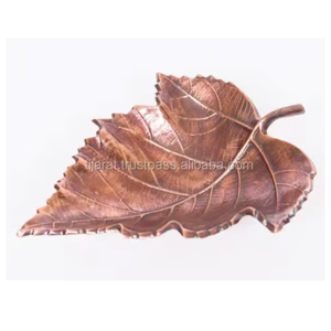 Plateau de service rond en aluminium métallique de conception moderne et élégante pour la maison, les hôtels, les restaurants en gros à prix avantageux - Product Image 3