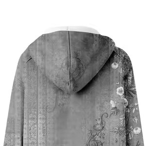 Sudaderas con Capucha Estampadas para Mujer, Ropa de Calle de Invierno, Tejidas, con Logotipo Frontal Personalizable, Suaves y Cómodas, para Uso Diario Informal - Product Image 6