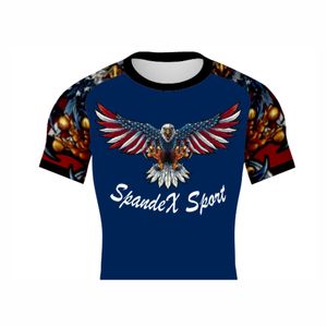 OEM Spandex à séchage rapide pour hommes BJJ Rash Guard Gym Surf Suit avec construction sans couture Respirant MMA Rash Guard - Product Image 4