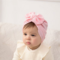 JR Vente en gros Accessoires de cheveux pour filles Tissu élastique Turban doux pour enfants Bandeaux pour bébés