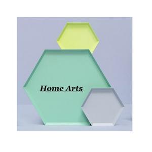 Plateau de service en fer avec poignée en cuir, lot de 2 tailles différentes, pour thé, café, usage domestique ou hôtelier - Product Image 5