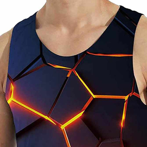 Débardeur pour homme respirant, confortable et extensible, personnalisé, pour musculation, stringer, fitness, gym, méthode de tissage tricotée, haute qualité - Product Image 4