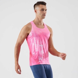 Gilet d'entraînement sans manches pour hommes personnalisé respirant léger gilet de basket-ball tricoté Style décontracté conception à séchage rapide - Product Image 5