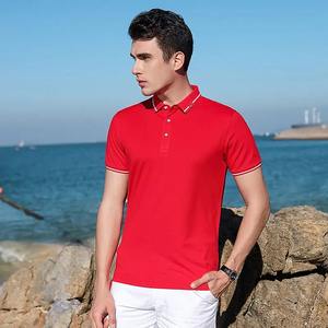 Venta al por mayor de poliéster de algodón uniforme de los hombres de golf Polo impresión personalizada bordado logotipo Polo camisa para los hombres - Product Image 3