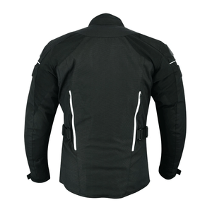 Men's Cordura Waterproof CE Armoured Protections Textile Printed Summer Windproof Black Motorcycle Jacket - Product Image 2
