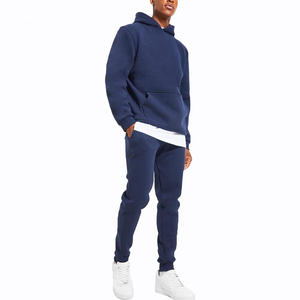 Ensemble de survêtement sportif pour homme, streetwear décontracté, personnalisable, logo imprimé, poids lourd, taille XL et plus, hiver 2025, respirant - Product Image 4