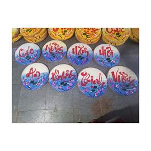 CHEAP PRICE <b>WALL</b> HANGING BAMBOO FLAT ROUND <b>BASKET</b> <b>for</b> TRADITITIONAL EVENTS DECORATION - Product Image 5