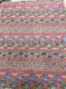 Tissu Shiffli en gros avec impression de position précise, qualité supérieure, broderie détaillée pour accessoires de mode et décoration intérieure - Product Image 6