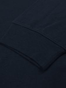 Venta al por mayor OEM personalizado 200g 100% algodón manga larga ajuste regular cremallera polos para unisex - Product Image 5