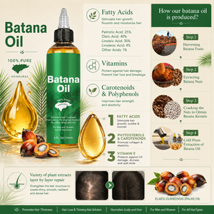 Aceite de Batana Puro de Marca Privada para el Crecimiento del Cabello, para Cabello Seco, Dañado y Rizado, Fabricante Mayorista OEM, Aceite Capilar de Batana Puro - Product Image 3