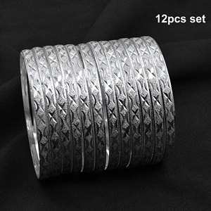 Bracelets plaqués argent en gros, bracelets de mode, bracelets en argent personnalisés, bracelets traditionnels plaqués argent, bracelets en argent en laiton - Product Image 2