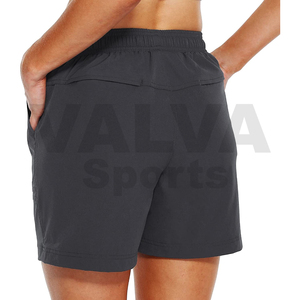 กางเกงขาสั้นออกกำลังกายโยคะผ้าฝ้าย 100% คุณภาพสูง ดีไซน์สวย ระบายอากาศได้ดี เอวสูง ยืดหยุ่น พร้อมปักโลโก้ - Product Image 5