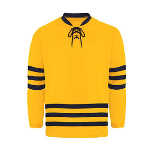 Maillot de hockey sur glace personnalisable pour homme adulte, impression par transfert thermique, 100% polyester, respirant, confortable, qualité supérieure, OEM - Product Image 4