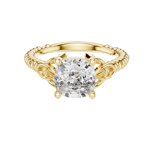 Bague en diamant CVD cultivé en laboratoire de 2,43 carats VVS-VS EF pour femmes, or 18 carats, 14 carats, 10 carats et argent 925, options moissanite et diamant - Product Image 2