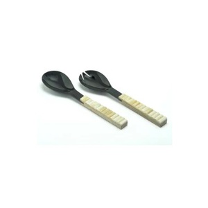 Ensemble de couverts en bois de manguier écologique avec impression émaillée, abordable pour la maison, l'hôtel, le restaurant, les cadeaux d'affaires - Product Image 2