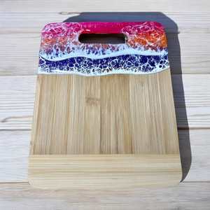 Tabla de Cortar de Madera de Resina de Superficie Lisa Hecha con Madera de Acacia y Madera de Mango que Ofrece un Corte Confiable - Product Image 5