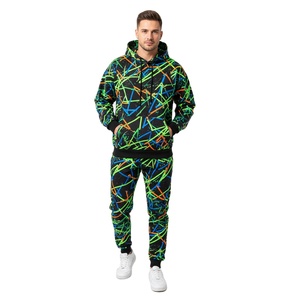 Ensemble de jogging deux pièces, survêtement de sport pour hommes et femmes, entraînement, course à pied, vêtements de sport, fabrication en gros - Product Image 4