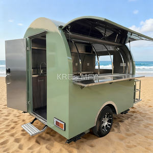 Camion de restauration mobile, petite remorque alimentaire, camion de restauration avec cuisine complète, remorque de vente de jus, chariot de vente de hot-dogs, camion de vente de glaces - Product Image 1