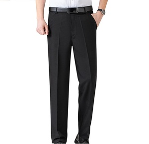 Casual Formal Business Office Works Hombres Vestido Pantalón Formal Business Wear Custom Made Venta al por mayor Pantalones de vestir - Product Image 1