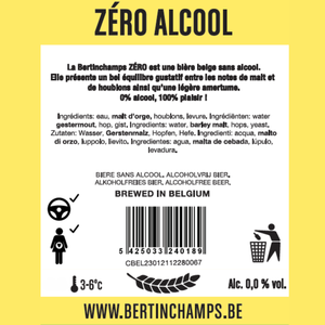 Barril de cerveza Zero Alcohol 20L Bertinchamps 0% Belgium Brewer Proveedor de cerveza Halal no alcohólica Perfecto para consumidores conscientes de la salud - Product Image 3