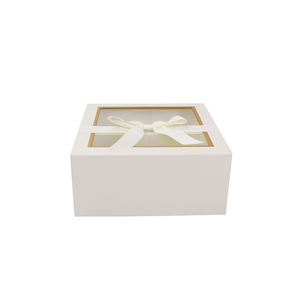 Cajas de papel de arte plegables magnéticas con logotipo personalizado de gama alta con cinta y ventana para regalo y embalaje de cosméticos - Product Image 6