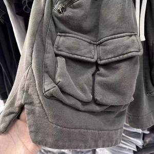 Pantalones Cortos Cargo Estilo Americano para Hombre, 100% Algodón Canvas, Transpirables, Modernos, Holgados, de Longitud Media, Casuales, para Correr, para Verano - Product Image 4