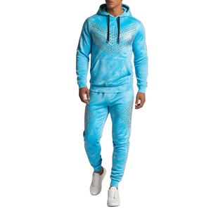 Survêtement élégant pour homme avec strass, vente chaude, respirant, confortable, de haute qualité, facile à laver, survêtement avec strass sur mesure - Product Image 1