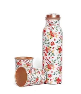 Botella de agua con impresión digital de cobre de 650 ML, diseño de arte vibrante sin BPA y a prueba de fugas para uso unisex - Product Image 6