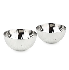 Design personnalisé bol à salade en métal bol de service alimentaire bol de vaisselle bol fait à la main en vrac prix de vente bon marché avec une bonne qualité - Product Image 5