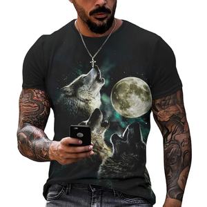 Fabricant d'équipement d'origine Fabricant de vêtements personnalisé Sublimation Conception personnalisée Imprimé de grande taille T-shirts en maille légère pour hommes - Product Image 3