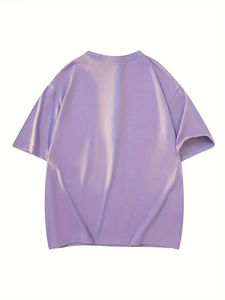 Camiseta de algodón 100% ajustada con cuello redondo para hombre 2024 con stock de logotipo de impresión personalizado, ropa a granel, fardo de ropa mixta, ropa usada - Product Image 3