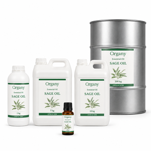 Huile de Sauge Turque Pure en Gros, Distillée à la Vapeur (Salvia Officinalis), Sauge d'Anatolie, Matière Première Cosmétique, Vente en Gros, Marque Privée, OEM - Product Image 1